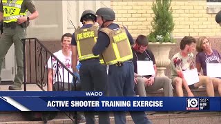 Central Texas law enforcement, first responders team up for active shooter training drill