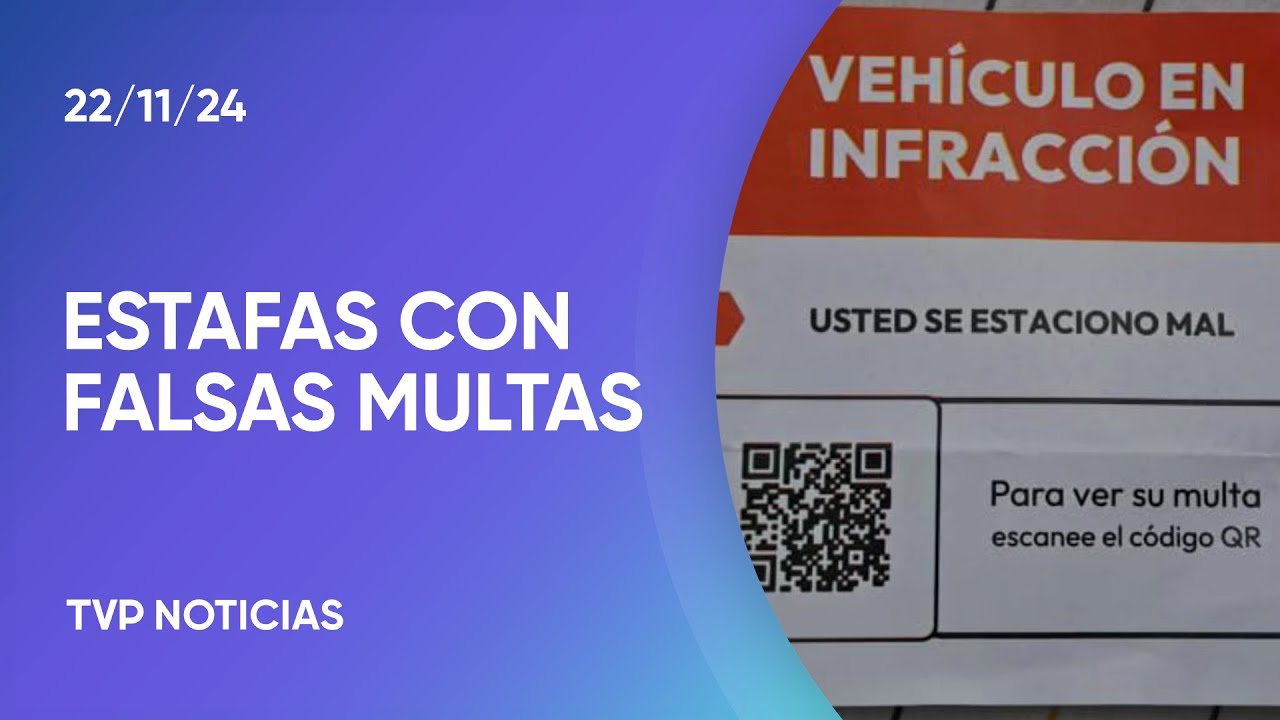 Nueva modalidad de estafas con QR: ahora con falsas multas - YouTube