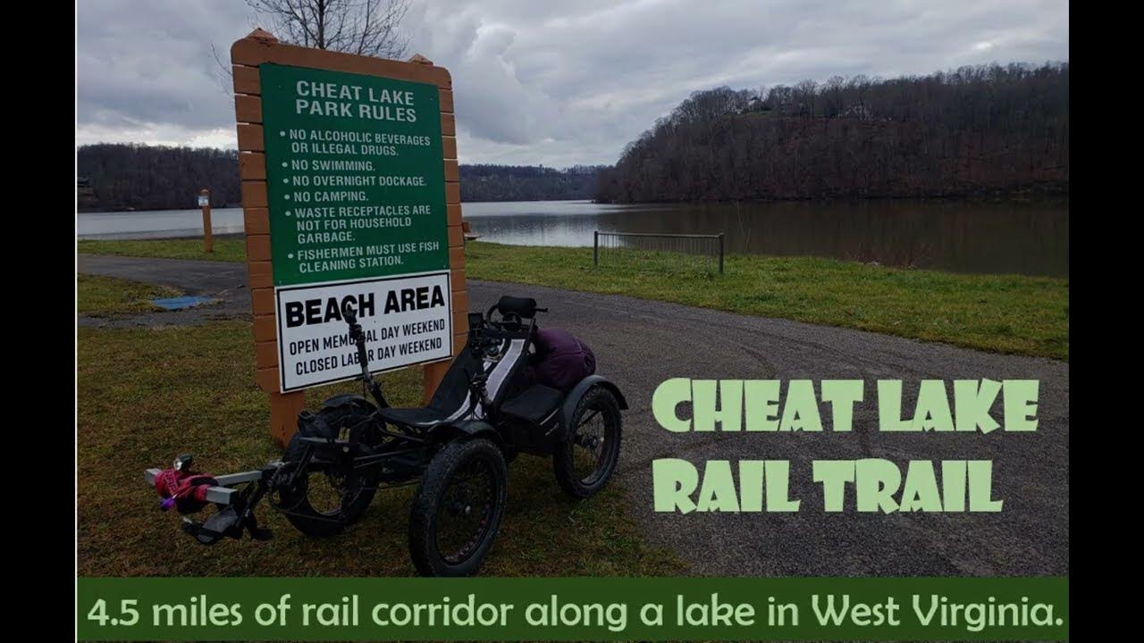 Cheat Lake Rail Trail 4.5 miles in WV YouTube