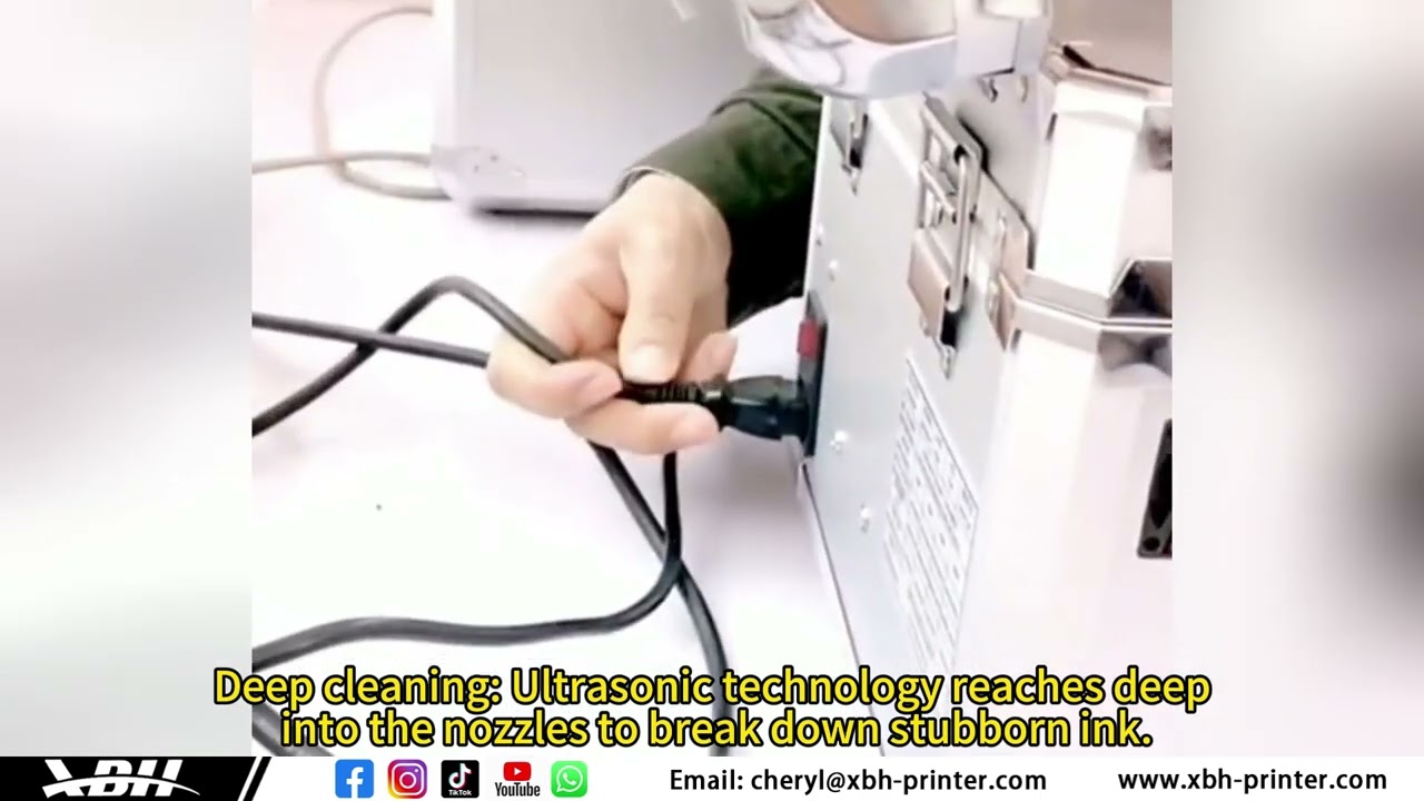 Japanese technology ultrasonic printhead cleaning machine