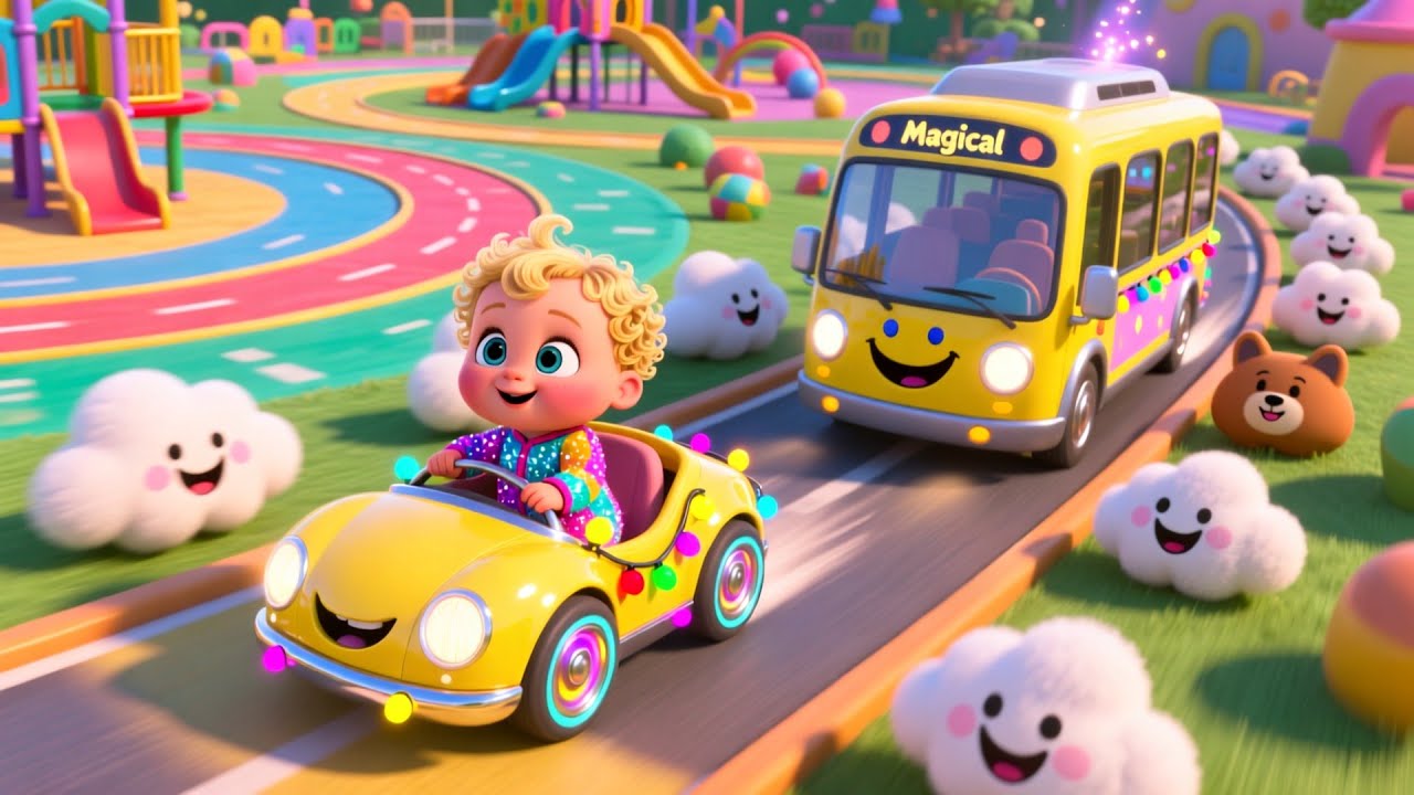 Tiny Baby Car Racing Joy 🚗💨 | Fun Learning & Play for Kids | Toddler Adventure Video