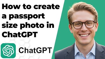 How to create a passport size photo in ChatGPT (FULL GUIDE 2025)