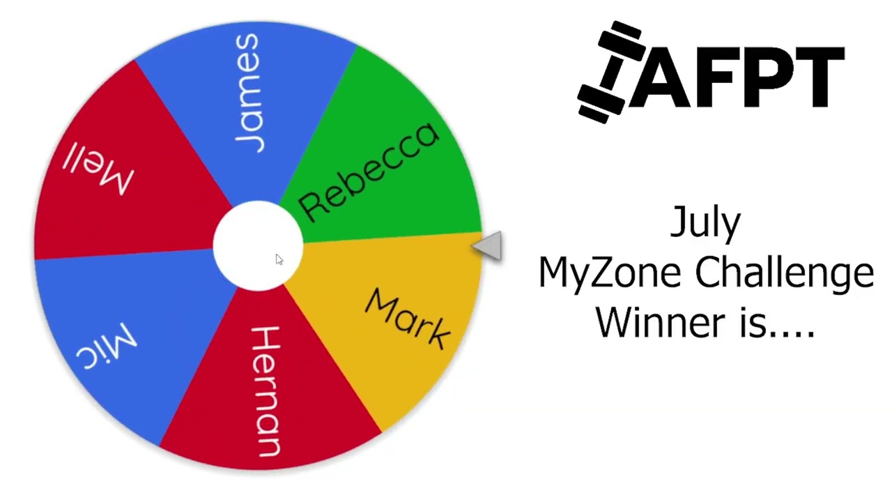 June MyZone Challenge Winner