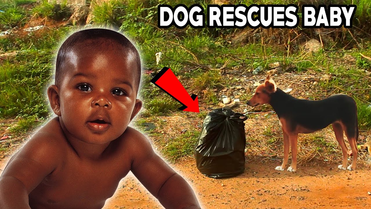 Dog Saves Baby in a Trash Bag - Amazing Animal Rescues Abandoned Baby ...