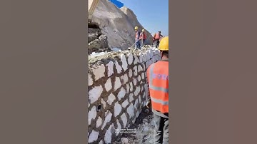 Process of Building a Granite Barrier - Unique tools to boost efficiency and streamline work