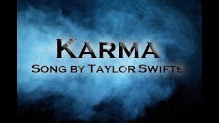 Karma - Taylor Swift (Lyric Video)