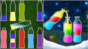 Water Sort Puzzle Gameplay 29, Android Games ios Walkthrough Simulator Think Brain Puzzle