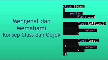Pemrogram dasar dengan C++: pemahaman awal tentang konsep class dan object.