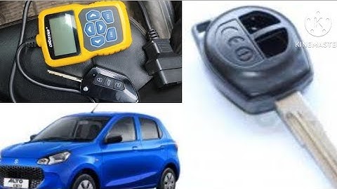 Alto K10 key programming flip key immobilizer light blinking  WagonR Alto 800 programming