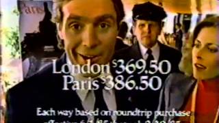 Pan Am TV Commercial 1980's