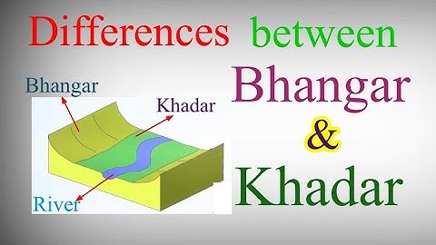Differences between Bhangar and Khadar | Bhangar and Khadar difference |