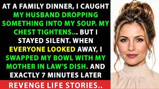 My Husband Slipped Toxins into My Food, So I Swapped Bowls with His Mom. 7 Minutes Later...”