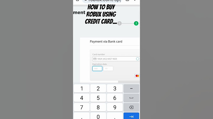 How to buy Robux using Credit Card... #shorts #robux #roblox