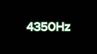 4350Hz / 4.35KHz Tone Test: Speaker & Headphone Frequency Response Test