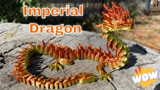 3D Printing a Mythical Creature: The Imperial Dragon #timelapse