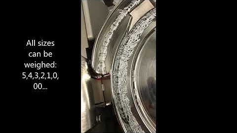 A checkweigher for all sizes of capsules for all applications