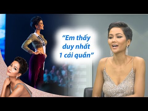 Vì sao H'Hen mặc quần chứ không mặc váy trên sân khấu chung kết Miss Universe 2018