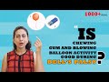 Is chewing gum and blowing balloon activity good during bell's palsy?