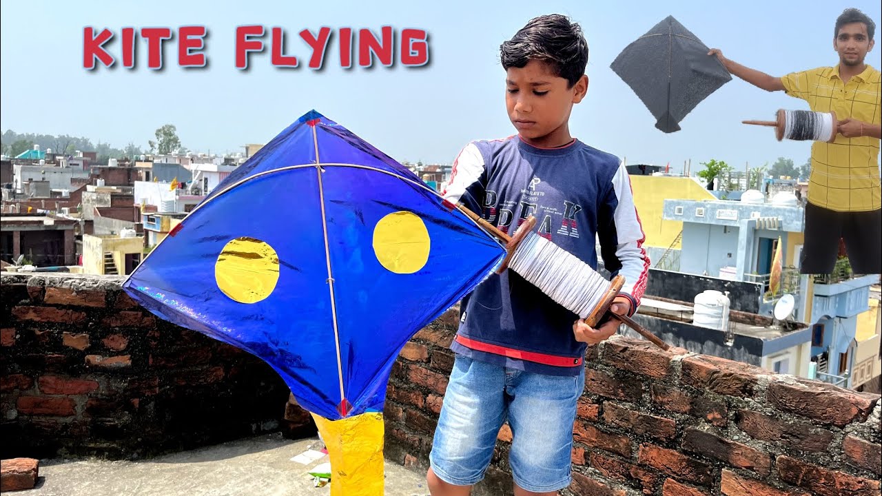 Kite Flying & Kite Cutting Kite festival kites vlogs kite