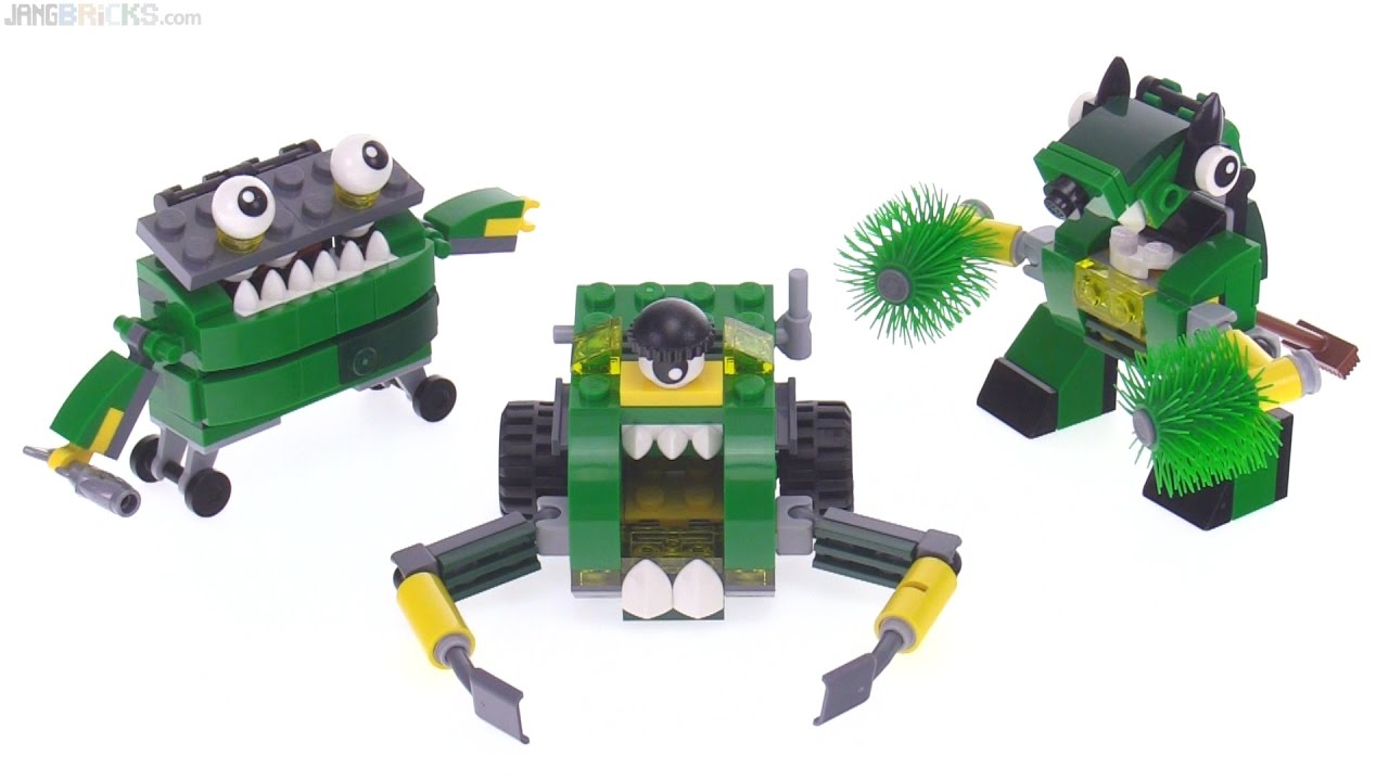 LEGO Mixels Series 9 Trashoz reviewed! Gobbol, Compax & Sweepz -