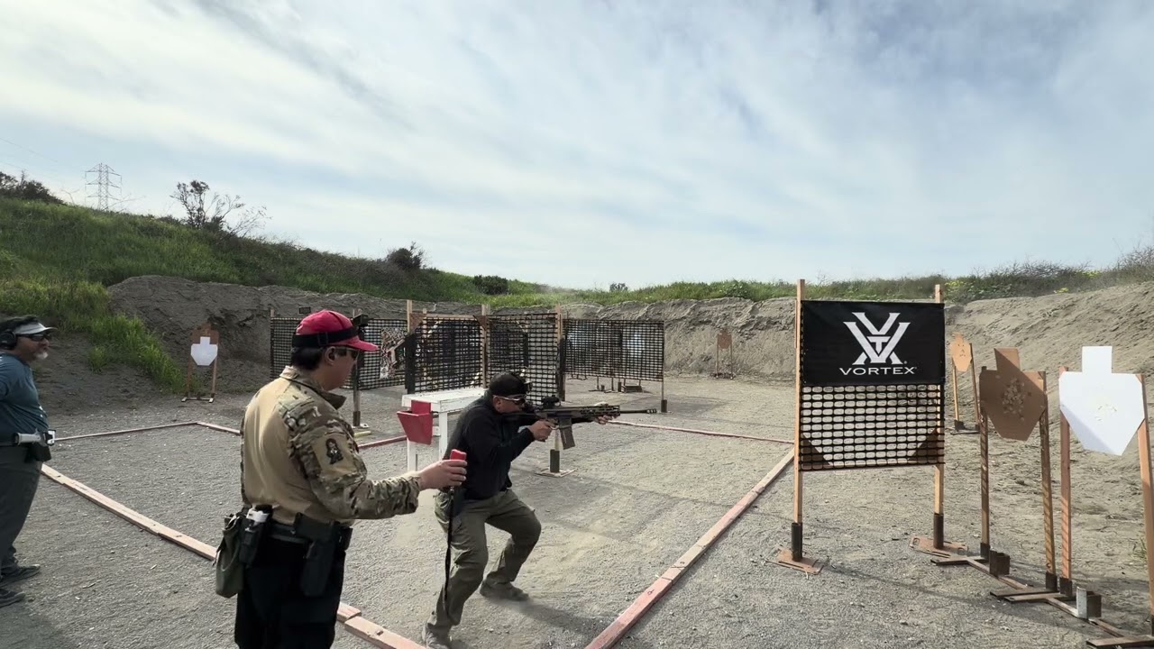 PCSL 2-Gun match — tight stages and fast movement throughout.