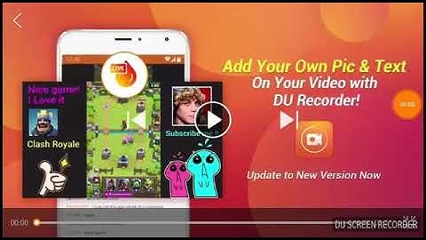 Add your own pic and text on your video with DU recorder || simplest way||