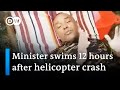 Madagascar minister swims 12 hours to shore after helicopter crash | DW News