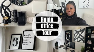 Home Office Makeover | Desk Set Up & Room Tour | Modern Minimalist Glam | House To Home