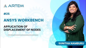 Application of displacement on Nodes - Ansys Workbench #25#explore #viralvideo #trending #india