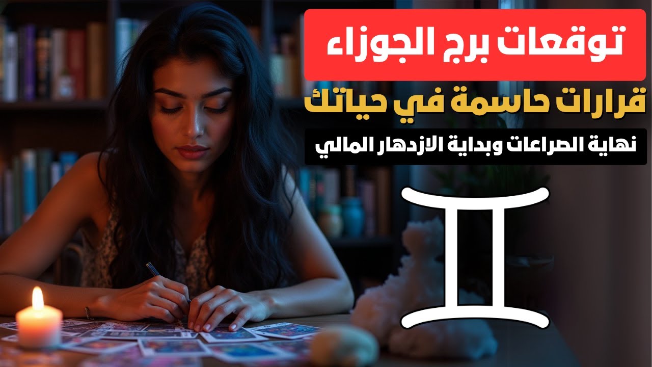 توقعات برج الجوزاء ♊ قرارات حاسمة في  حياتك 🎯 نهاية الصراعات وبداية الازدهار المالي 🌟 الفرج قريب 🎉