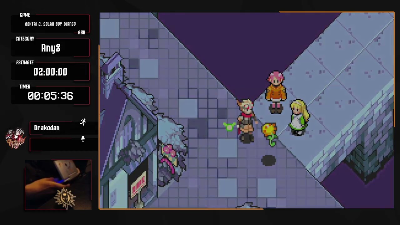 Questing for Glory 7: Boktai 2: Solar Boy Django Any% by drakodan