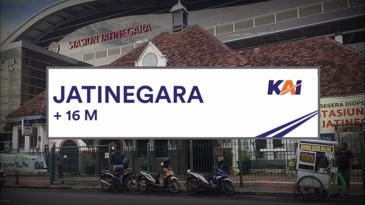 Announcer tiba di Stasiun Jatinegara + Lagu 