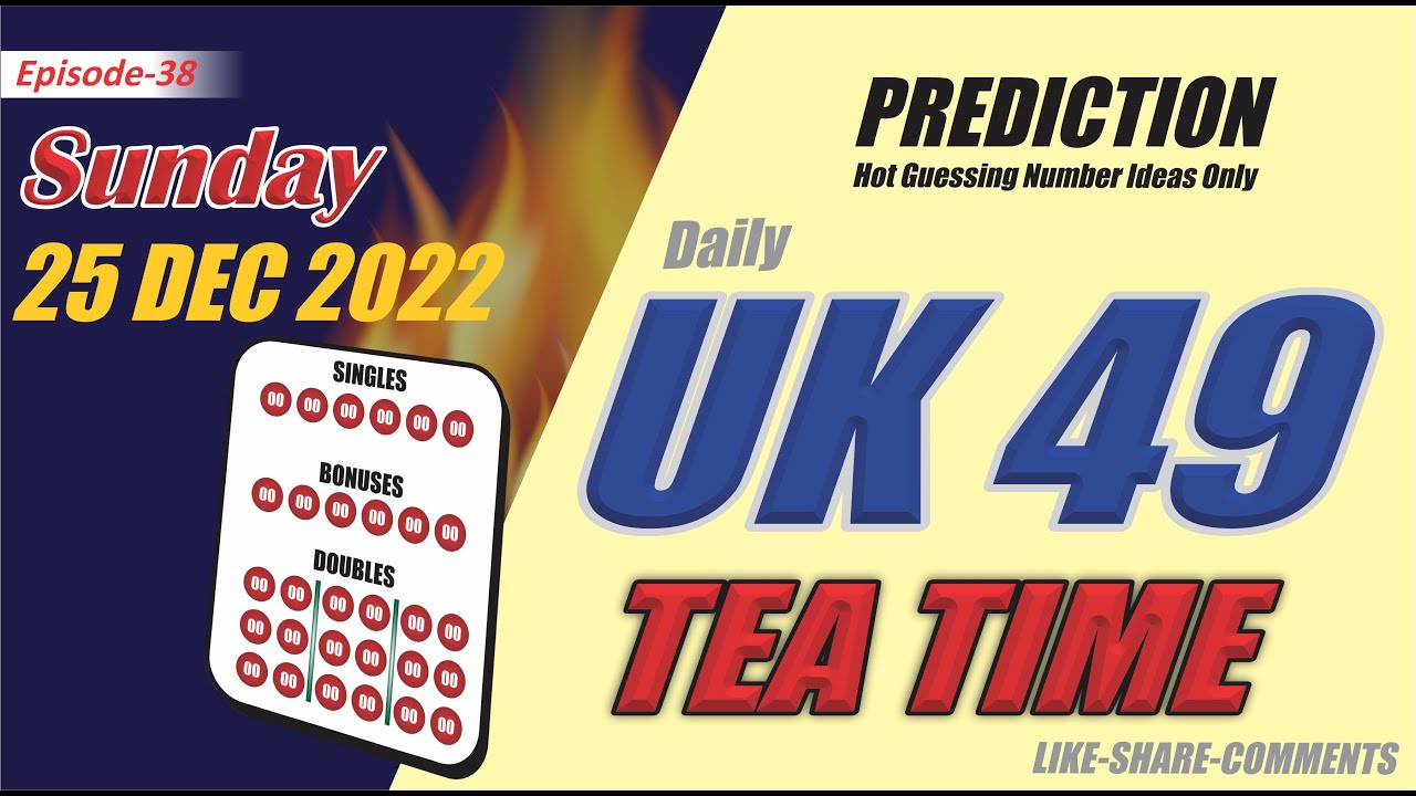 Tea Time Prediction Infolinity 25-12-2022 UK 49 Teatime Prediction | UK 49 Predictions Today | UK 49s ...