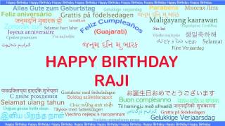 Raji   Languages Idiomas - Happy Birthday