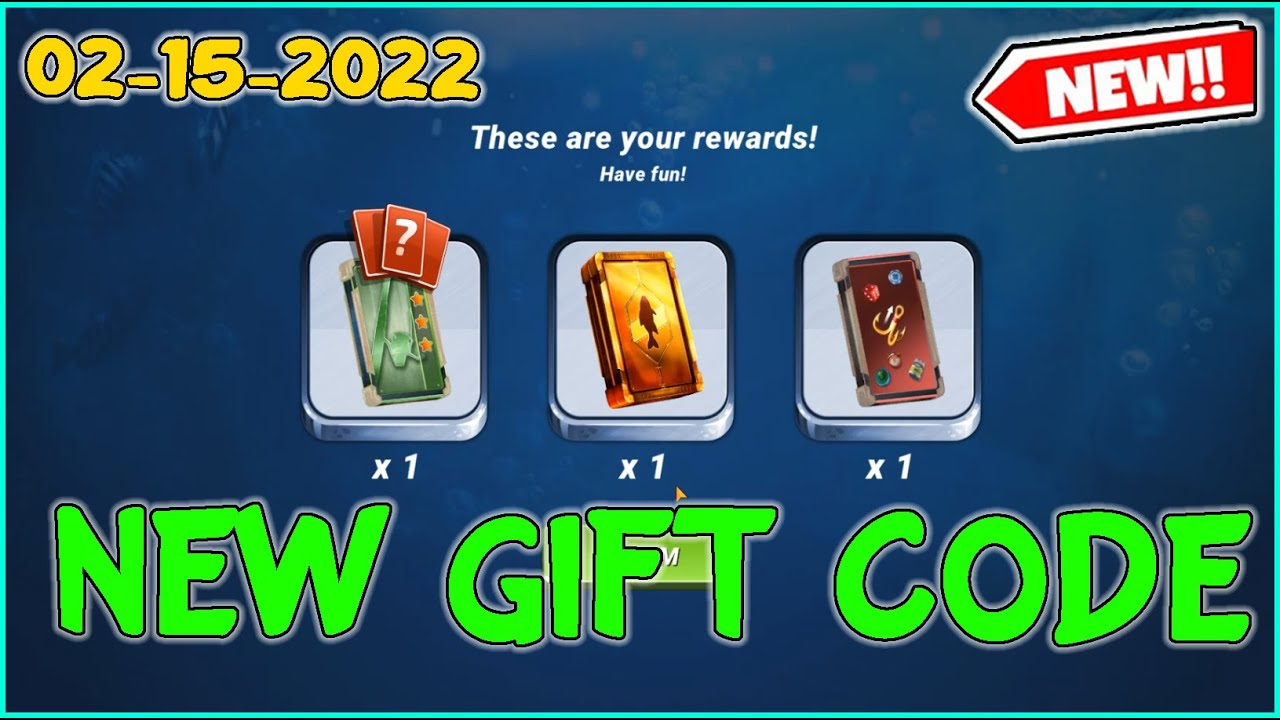 fishing clash GIFT codes February 2022 NEW CODE 2022