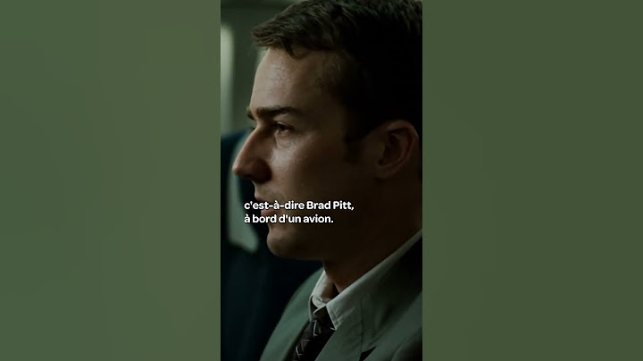 Un détail bien caché dans Fight Club !