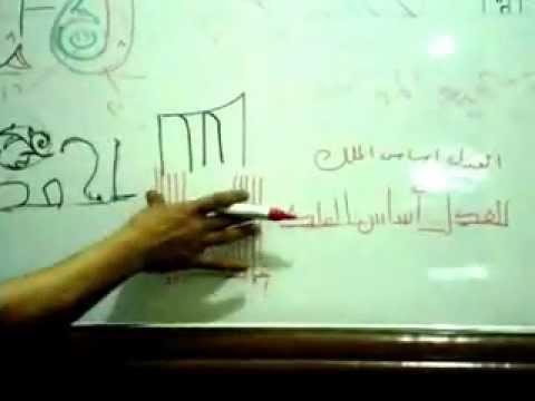 دروس حسانين مختار كيفية عمل تكوين بالخط الكوفى الفاطمى
