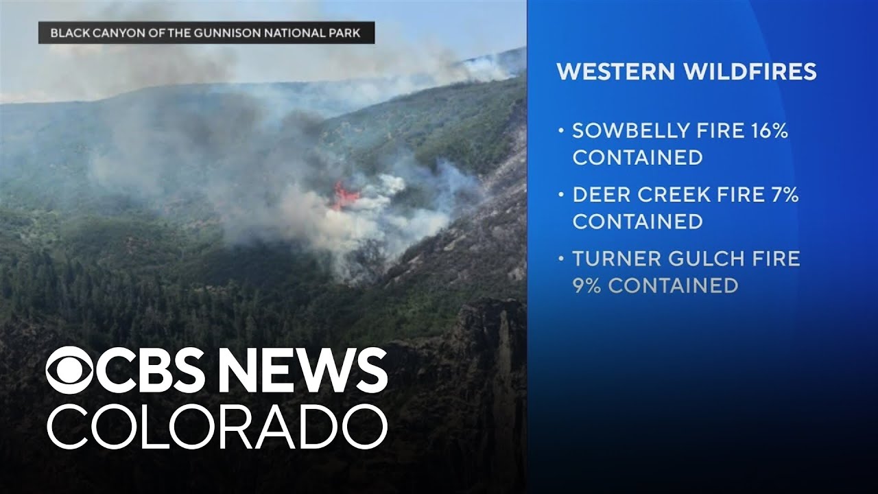 Containment progress in western Colorado wildfires - YouTube