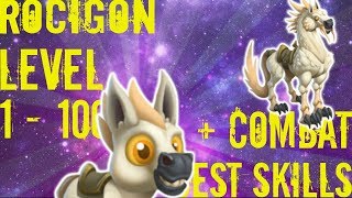 Monster Legends Rocigon Level 1 To 100 Knights & Castles Maze