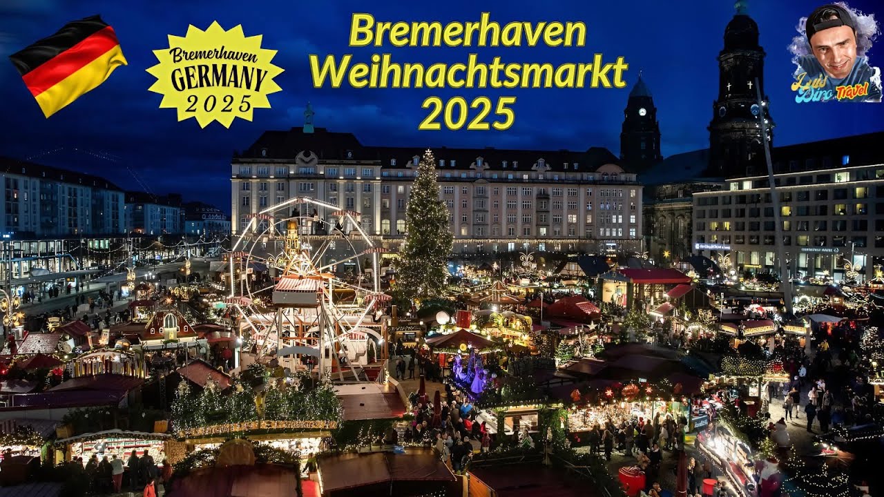 Bremerhaven Weihnachtsmarkt 2025 Walk🌏Bremerhaven / Germany✈️ 🇩🇪 - December 2025 - (4K Video)