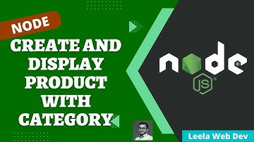 50. Create and Display Product with category using Sequelize Association in Express Node - NodeJS