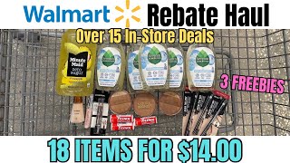 WALMART COUPONING DEALS 5/6 | 3 FREEBIES | 15 EASY ALL DIGITAL DEALS | IBOTTA REBATE COUPONING