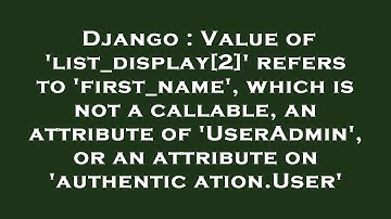 Django : Value of 