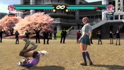 Tekken tag 2 Basic tutorial back roll double kick.avi