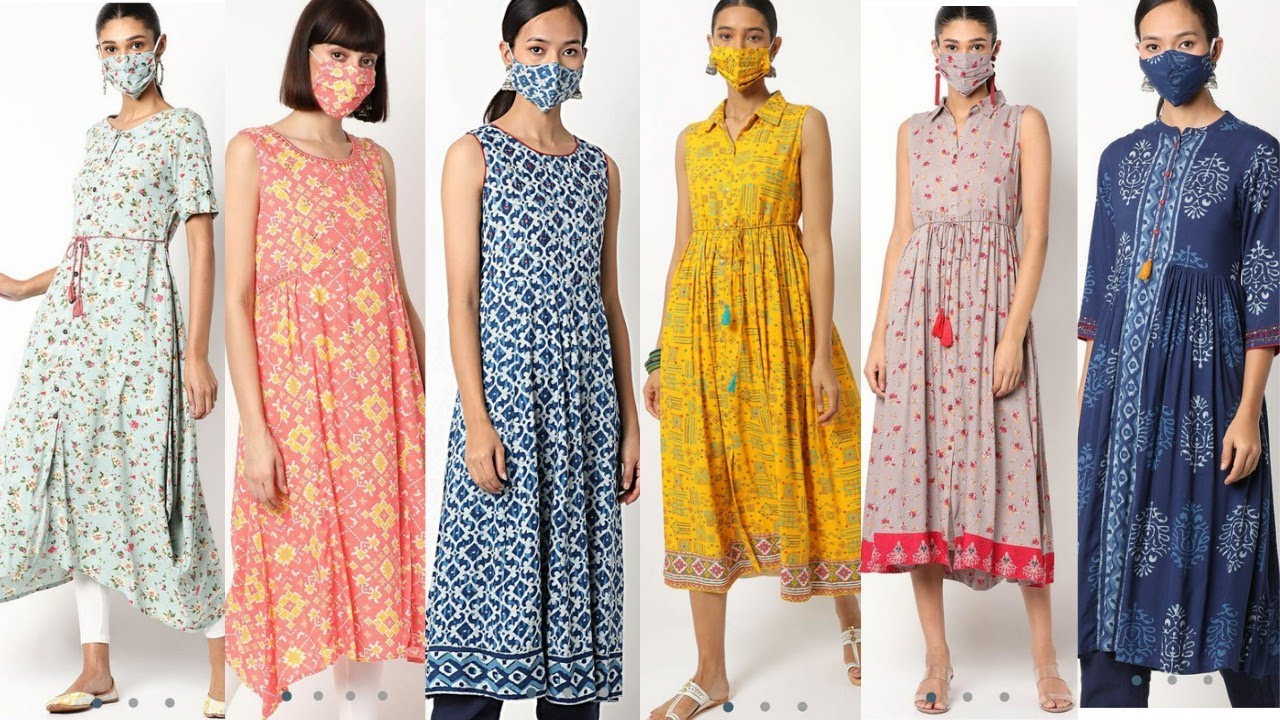 Ajio KURTA with MASKS under ₹400 । Avassa / Fusion Kurta | Ajio haul