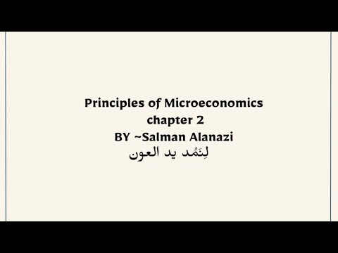 Principles of Microeconomics chapter 2