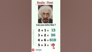IQ Test||Only for genious Math Bring Test #viral#ytshorts #iq #shortvideo