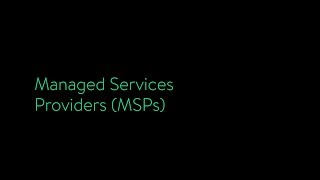 Cloud Definitions - Managed Services Providers (MSPs)