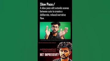 The slow pace edit 🐢| Not Just A Video Editing Course #tharunspeaks #videoediting #contentcreator