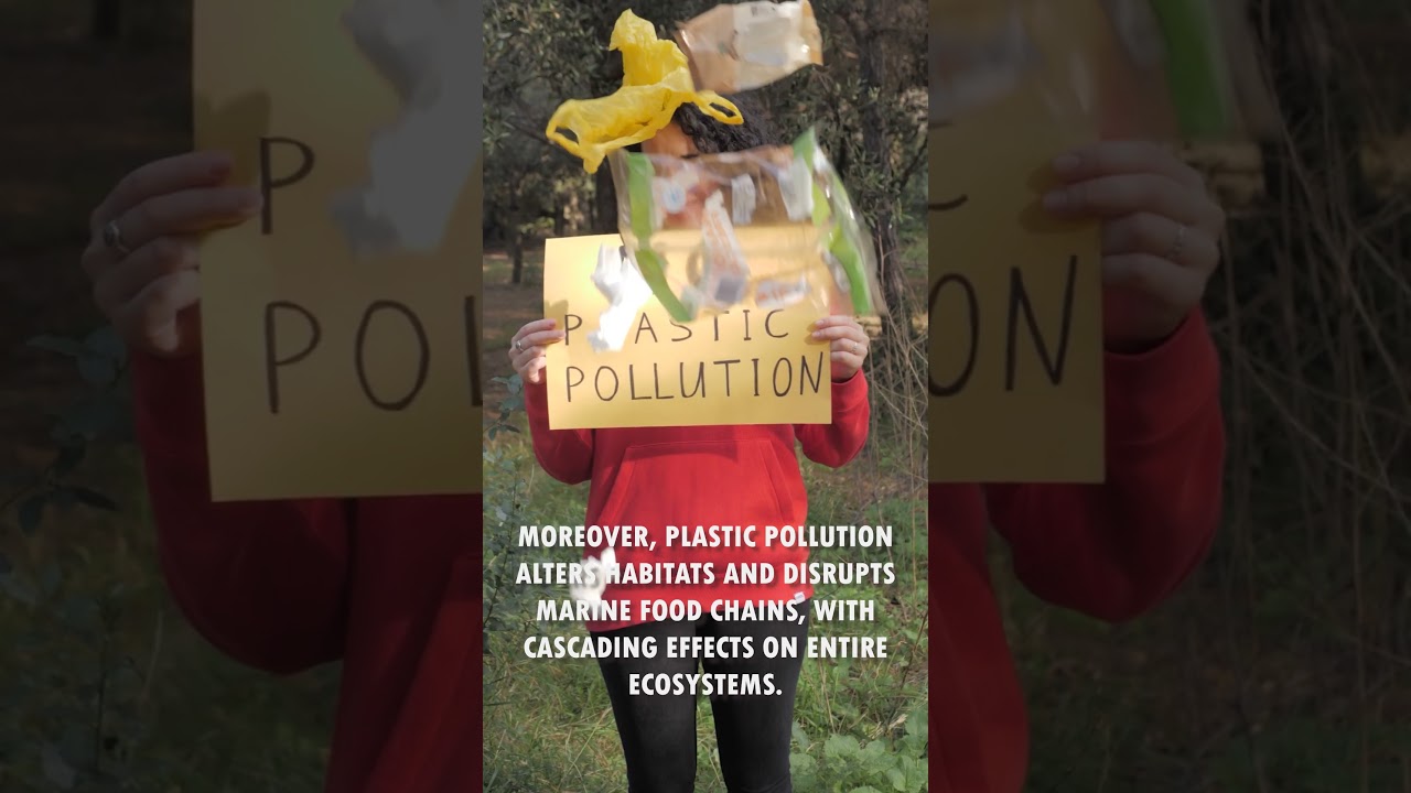 Ocean pollution with plastic 